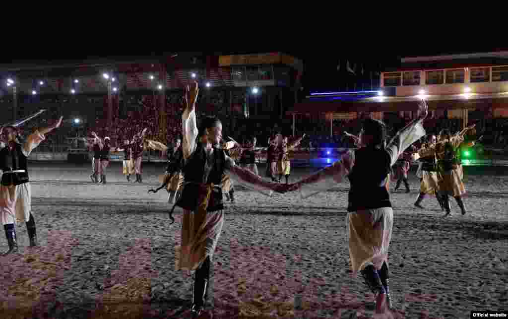 Kyrgyzstan,World Nomad Games. Cholpon-Ata. September 9, 2014.